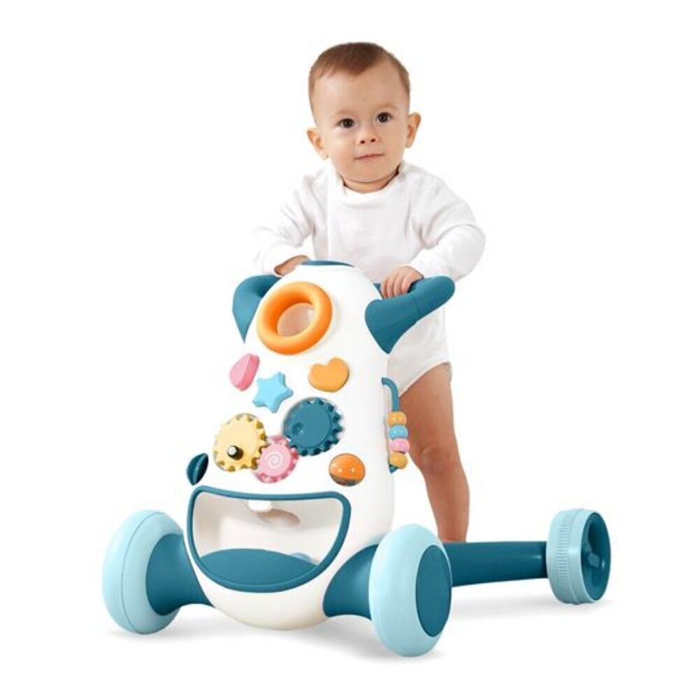 KÜB Baby & Toddler Walker Push Toy, Interactive Sound & Light Effect Musical